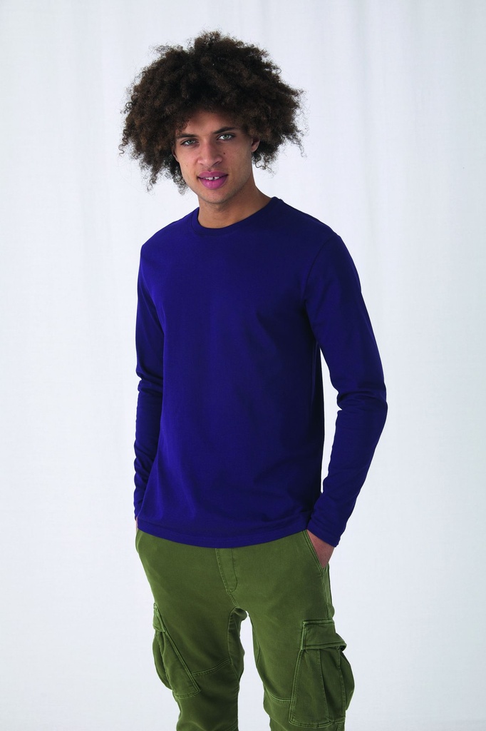 T-shirt homme manches longues B&C 190G (Broderie)