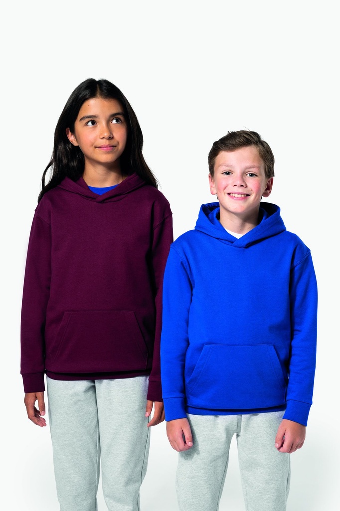 K477 - Sweat à capuche enfant (Light Royal Blue, 4/6 ans)