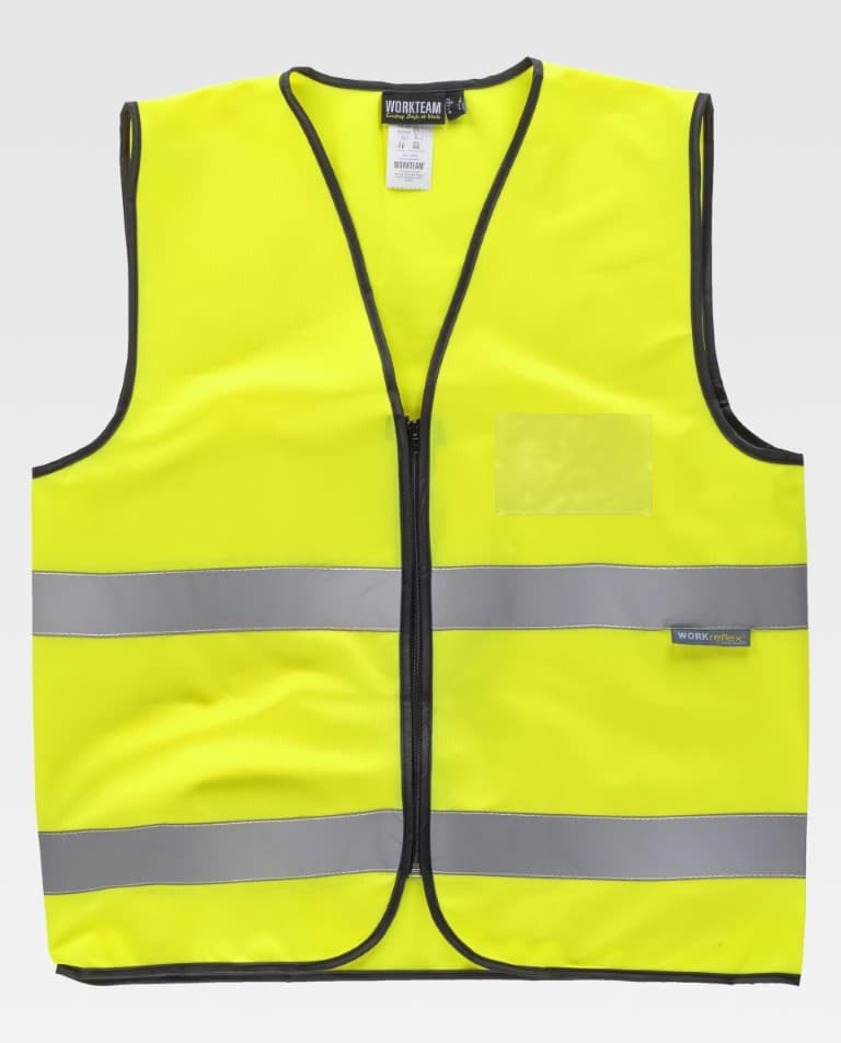 Chaleco de seguridad de alta visibilidad Workteam C3610B