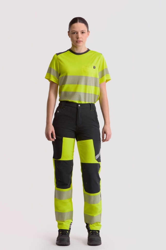 Pantalon de travail haute visibilité stretch Workteam C3550