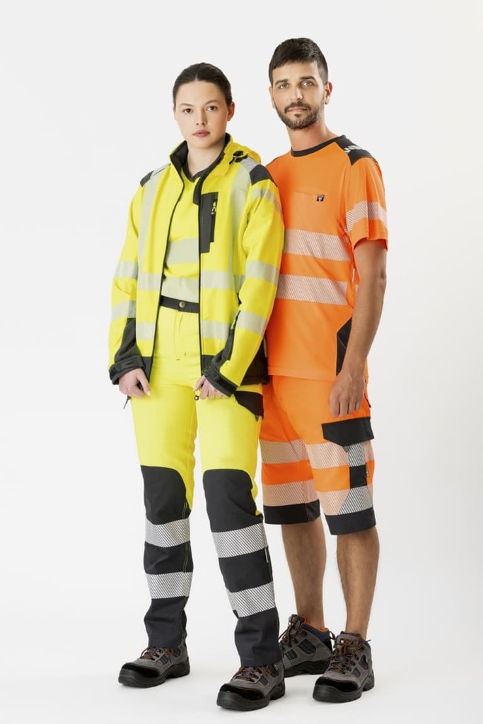 Pantaló de treball d'alta visibilitat slim fit Workteam C2715