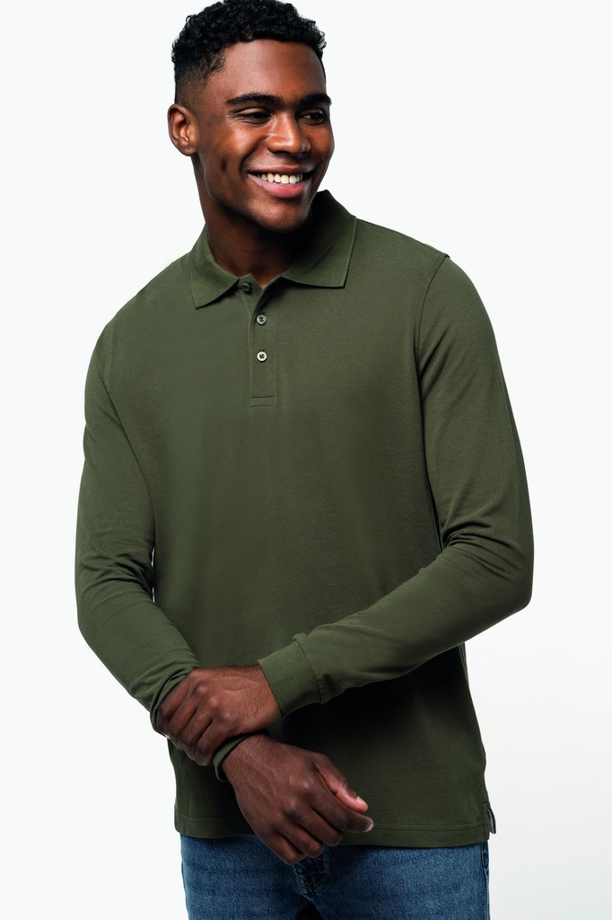 K243 - Polo manches longues homme